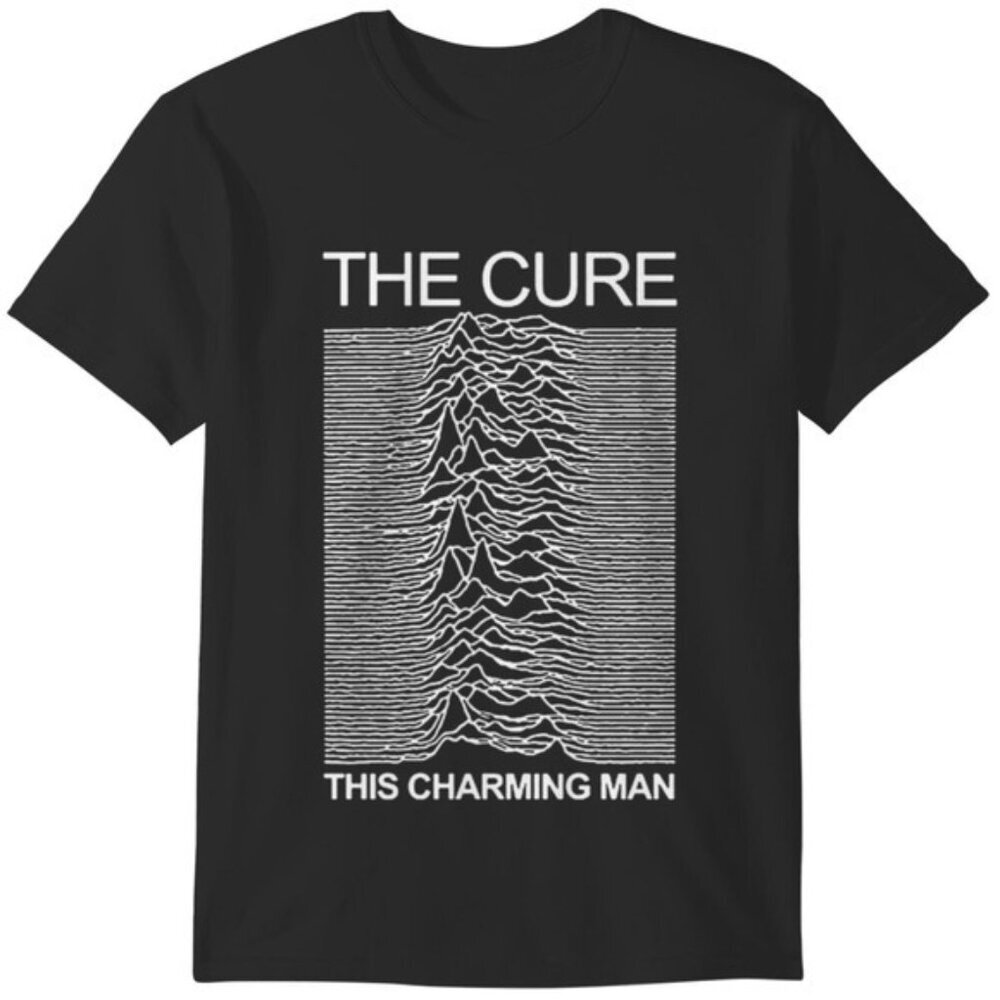 The Cure This Charming Man Graphic T-Shirt Classic Rock Band Fan Gift Casual Tee
